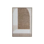 PETRA Hand Painted Canvas In Frame – hand-painted textured wall art with layered tones and wooden frame, ideal for modern and contemporary interiors.