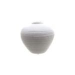The REGOLA Matt White Ceramic Vase features a minimalist sculptural design and pure matte finish—ideal for both fresh and artificial arrangements in modern interiors.