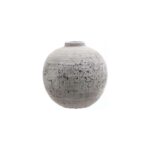 TIBER Stone Ceramic Vase – modern stone-effect ceramic vase with smooth curves, perfect for floral displays or as a standalone decorative piece.