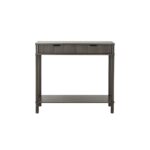REED Collection 2 Drawer Console – Wooden console table with textured detailing and two drawers