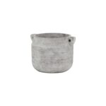 ATHENA Stone Hydria Pot – Greek-inspired ceramic hydria with patina finish and classic Mediterranean design