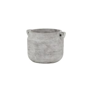 ATHENA Stone Hydria Pot – Greek-inspired ceramic hydria with patina finish and classic Mediterranean design