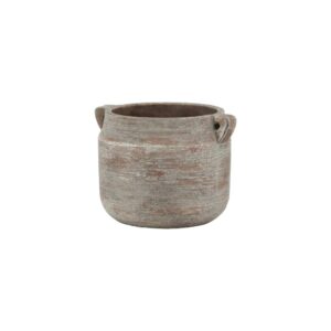 SIENA Brown Hydria Pot – Handcrafted ceramic hydria with rich brown finish and Mediterranean design