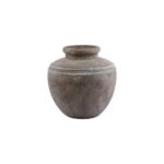 SIENA Large Brown Water Pot – Handcrafted ceramic water pot with wide-mouth design and warm brown finish, ideal for indoor and outdoor décor.