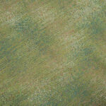 HULK Sofa in olive green, two-seater modular design with plush cushions and botanical accent pillows