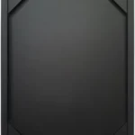 White textured wall art with vertical ribbed detailing and a semi-circular relief in a wooden frame.