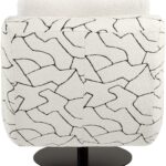 STUDIO X Nobu Chair with Scala 01 and Nobu 01 upholstery and modern swivel base