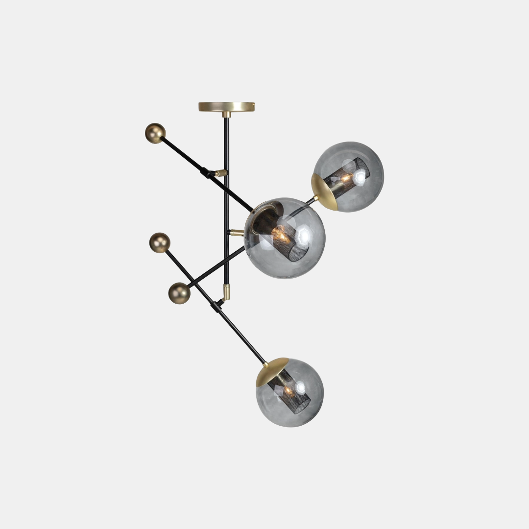 Chocolate marble pedestal bowl with natural veining and a round elevated base.