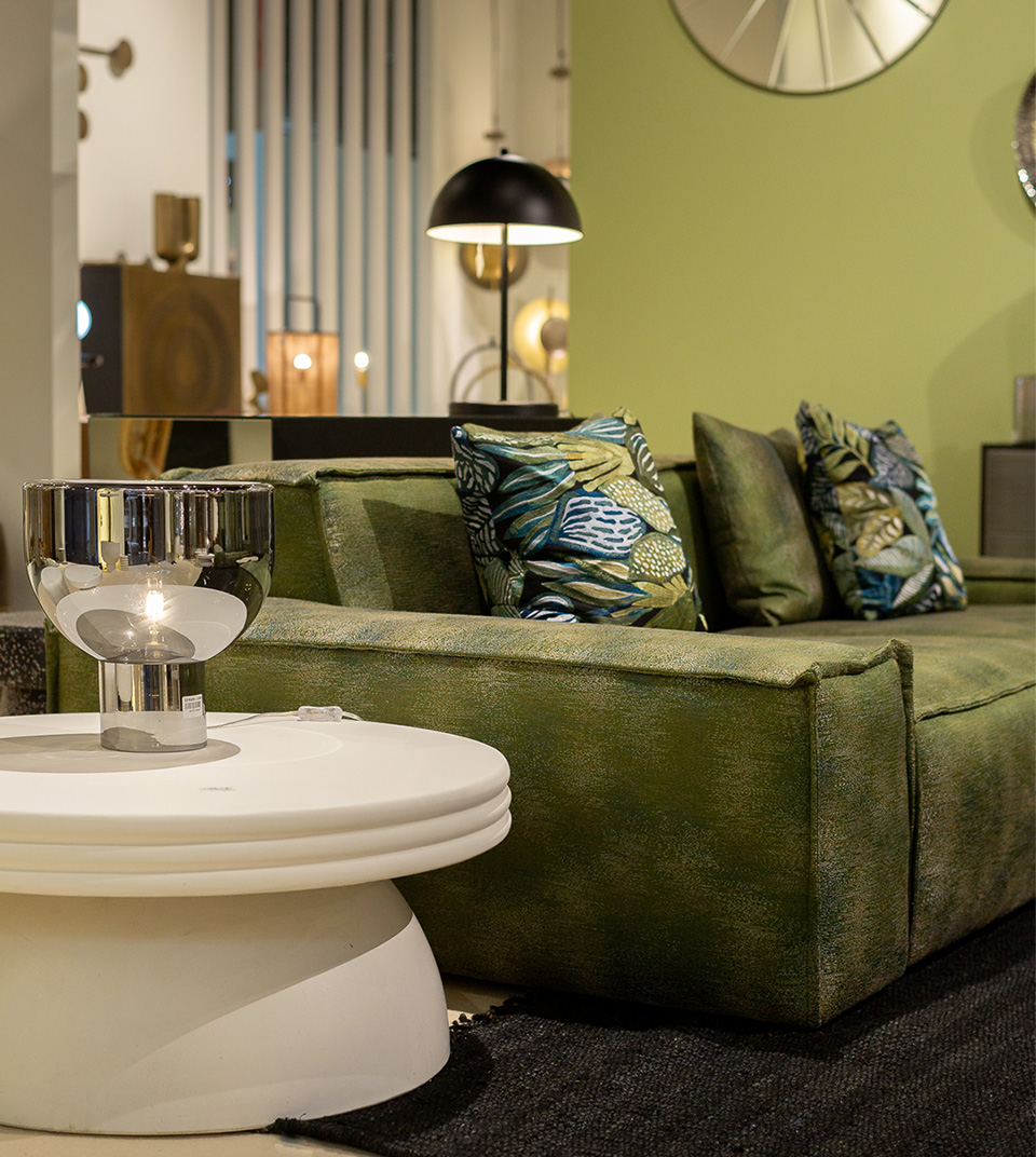 Contour Collection black wooden console table with three drawers.